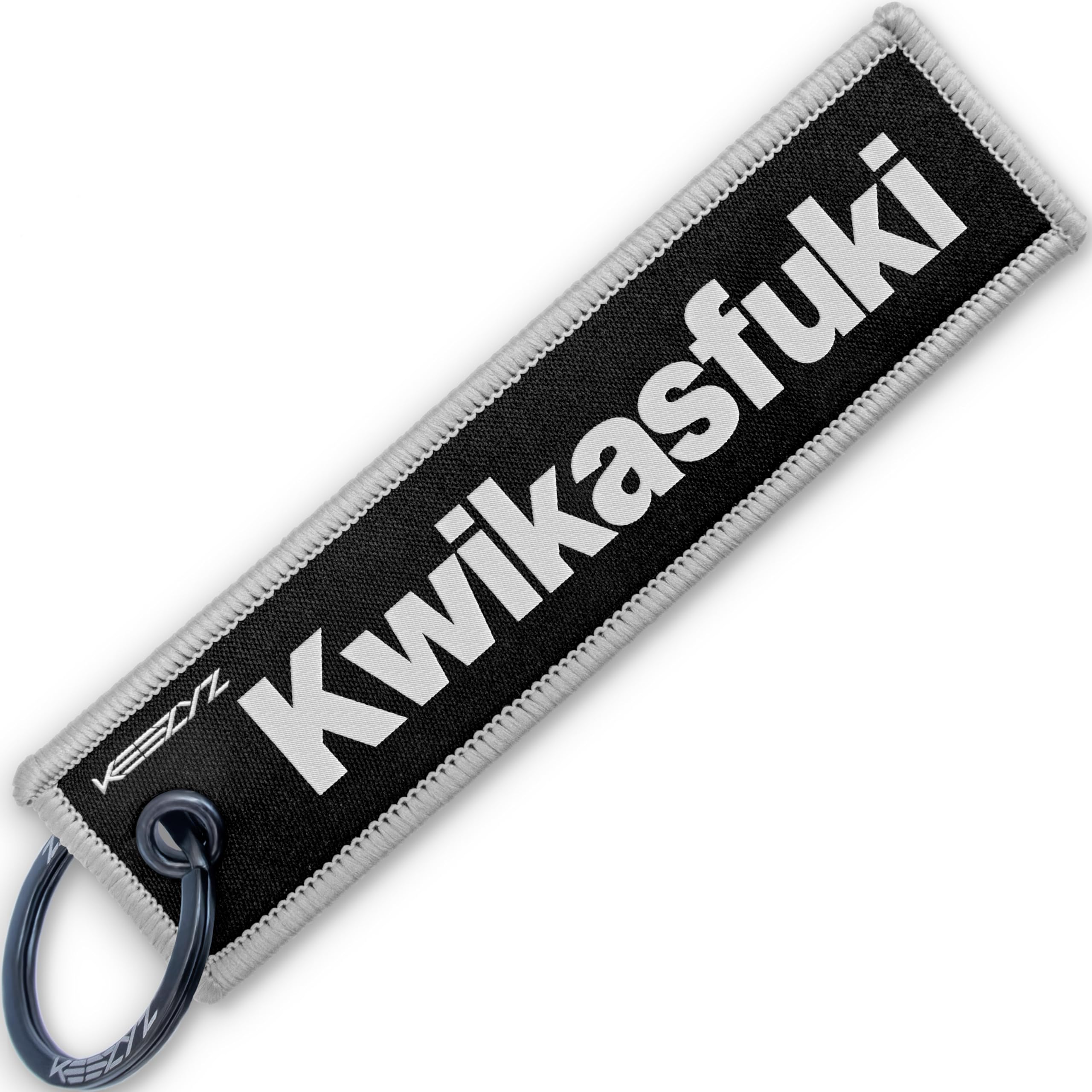 Kwikasfuki Keychain | Funny Key Tag For Kawasaki Motorcycle, ATV & Dirt Bike | Sexy Rider Gift, Jet Tag Accessory