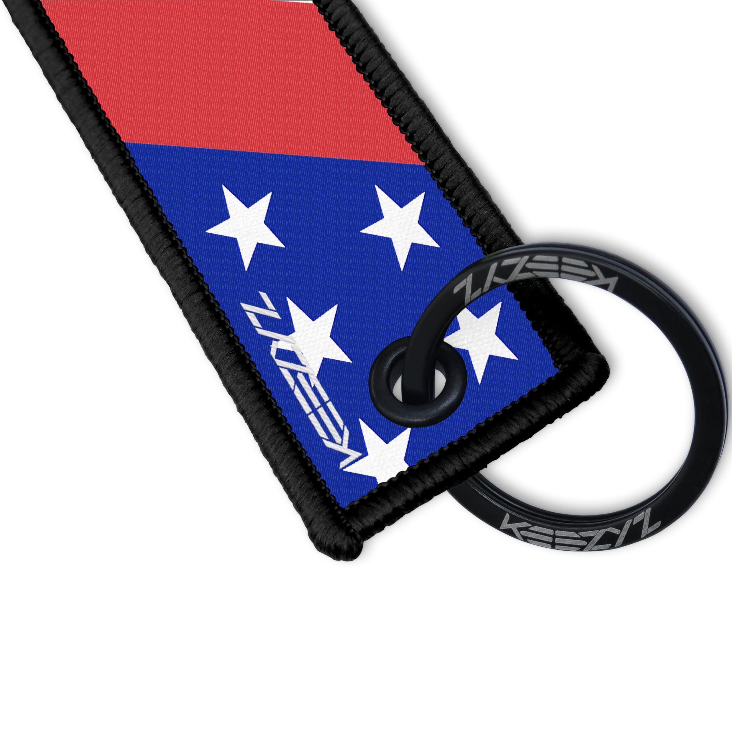 American Flag Keychain | Patriotic USA Gift | Stars & Stripes Key Tag for Everyday Patriots