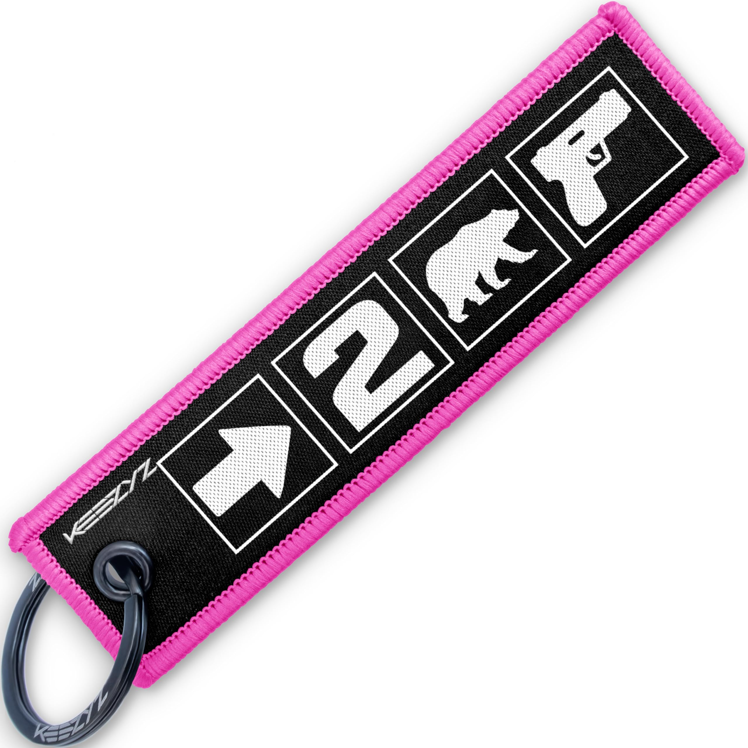 Right to Bear Arms Keychain | Patriotic Key Tag for 2A Advocates, Constitutionalist Gift, Freedom Defender Statement