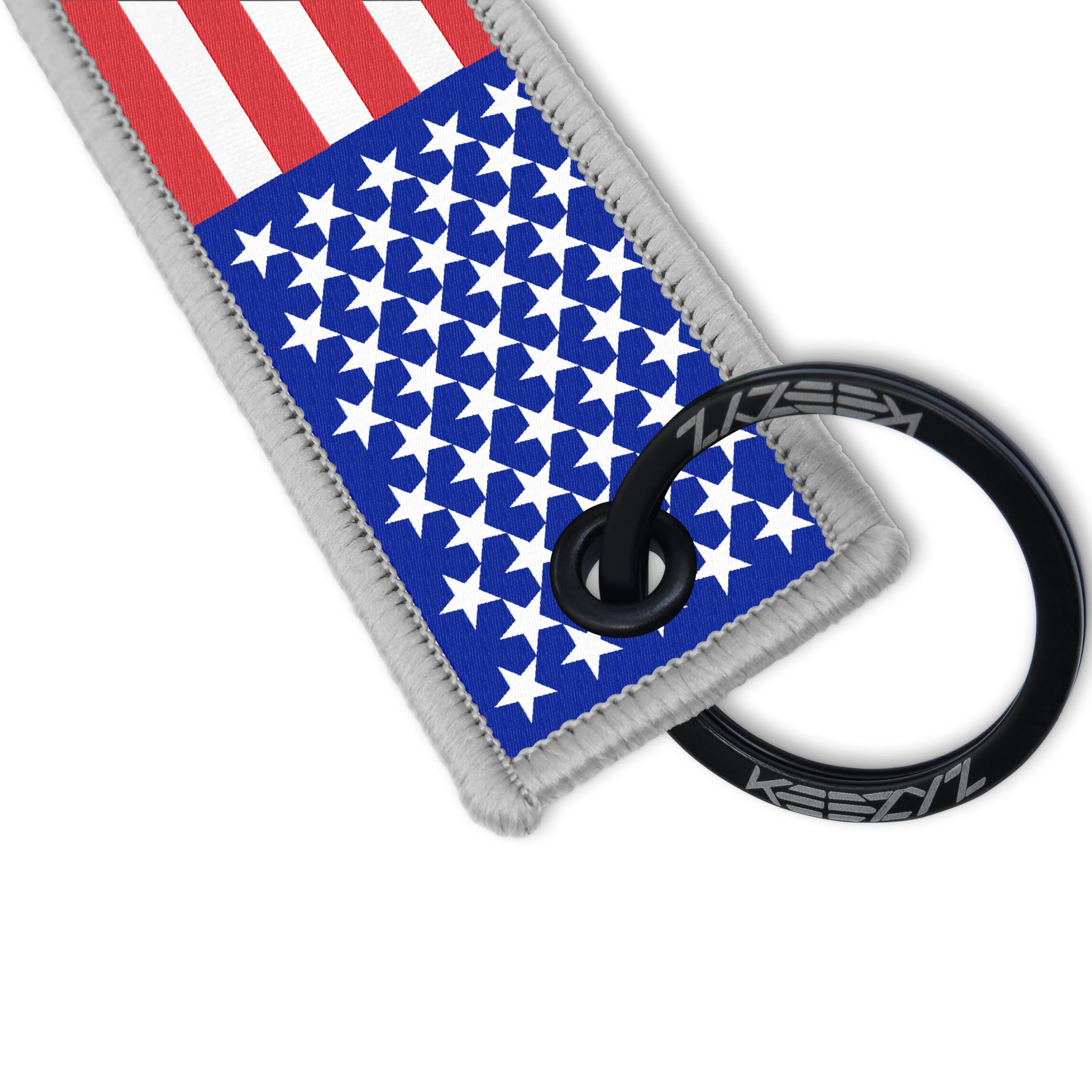 American Flag Keychain | Patriotic USA Gift | Stars & Stripes Key Tag for Everyday Patriots