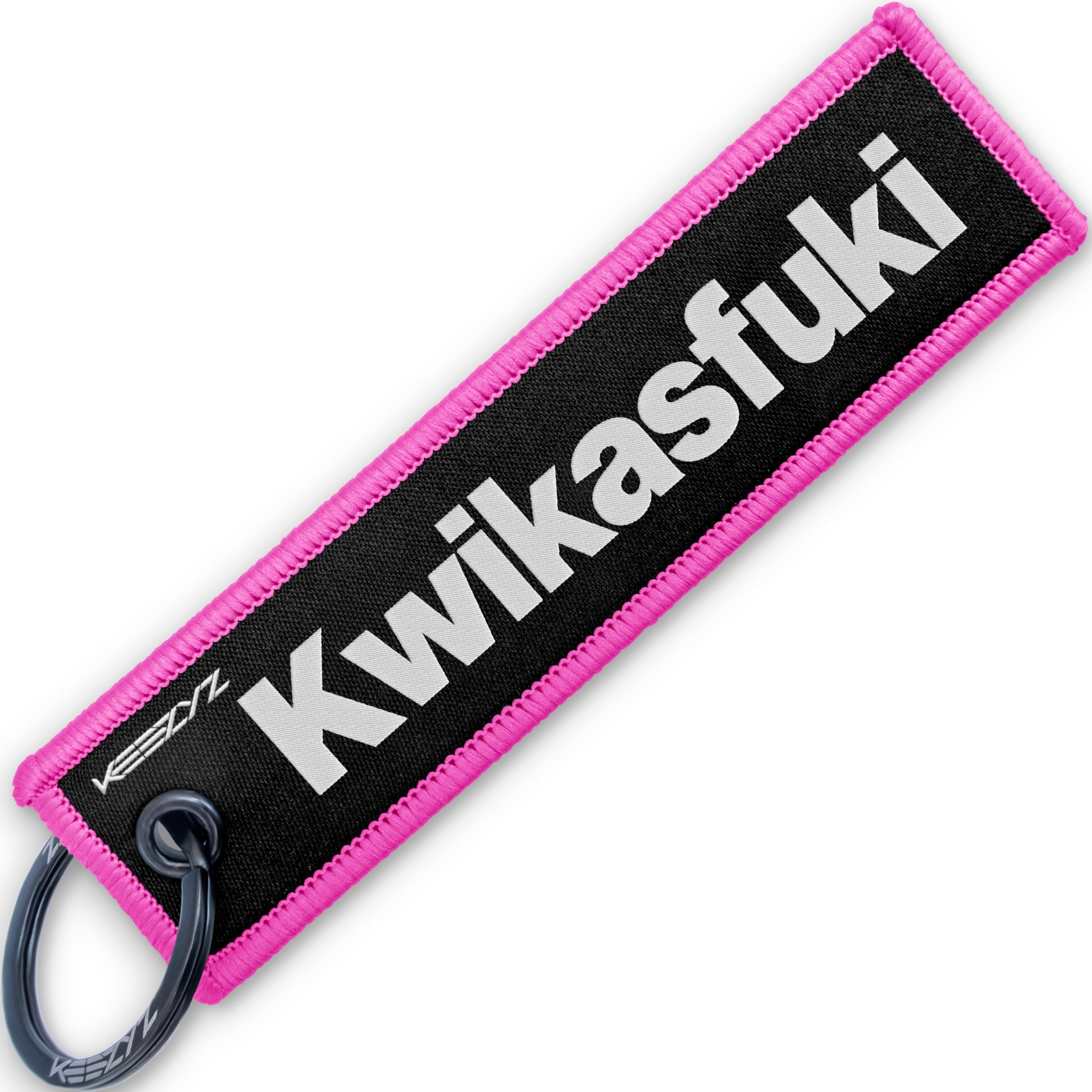 Kwikasfuki Keychain | Funny Key Tag For Kawasaki Motorcycle, ATV & Dirt Bike | Sexy Rider Gift, Jet Tag Accessory