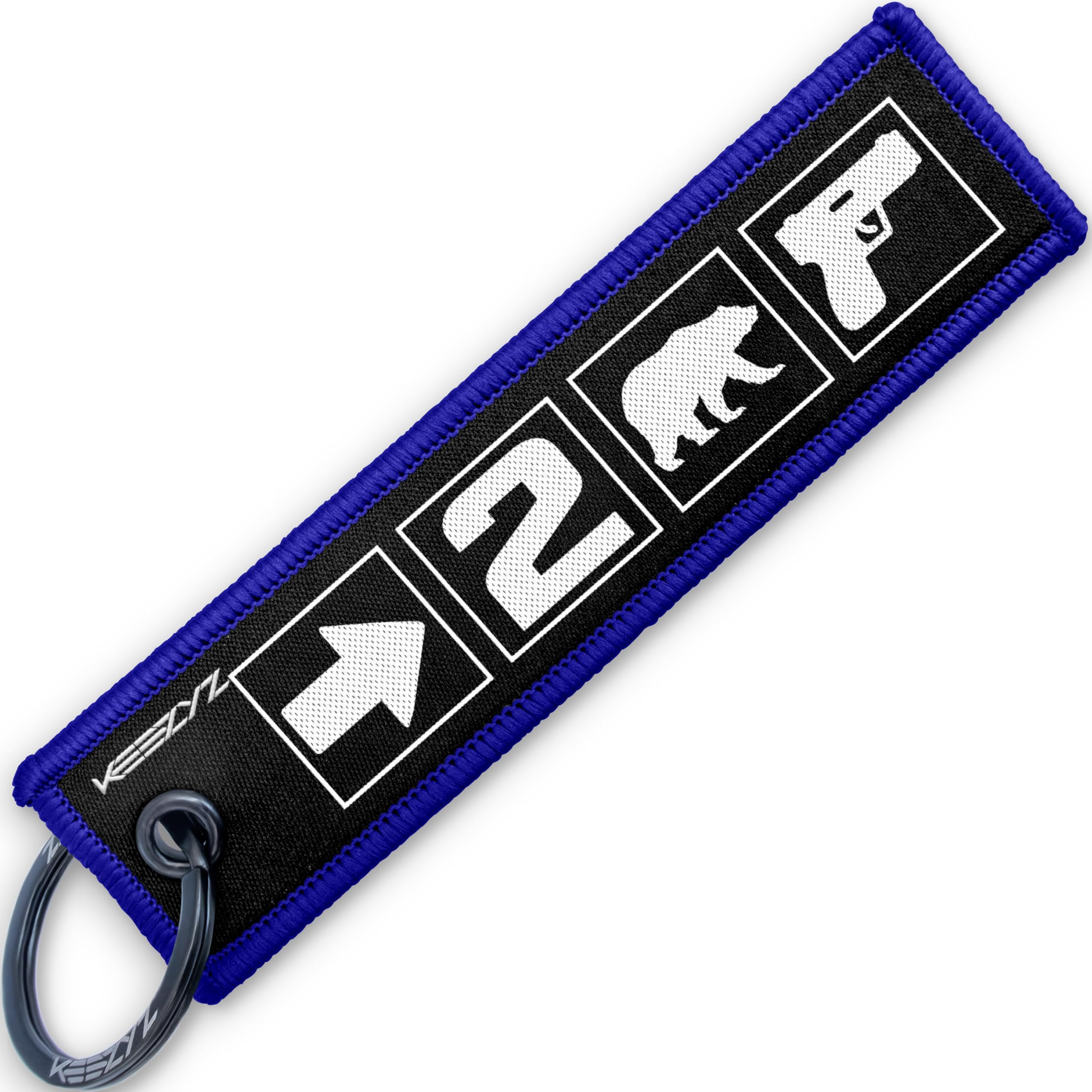 Right to Bear Arms Keychain | Patriotic Key Tag for 2A Advocates, Constitutionalist Gift, Freedom Defender Statement