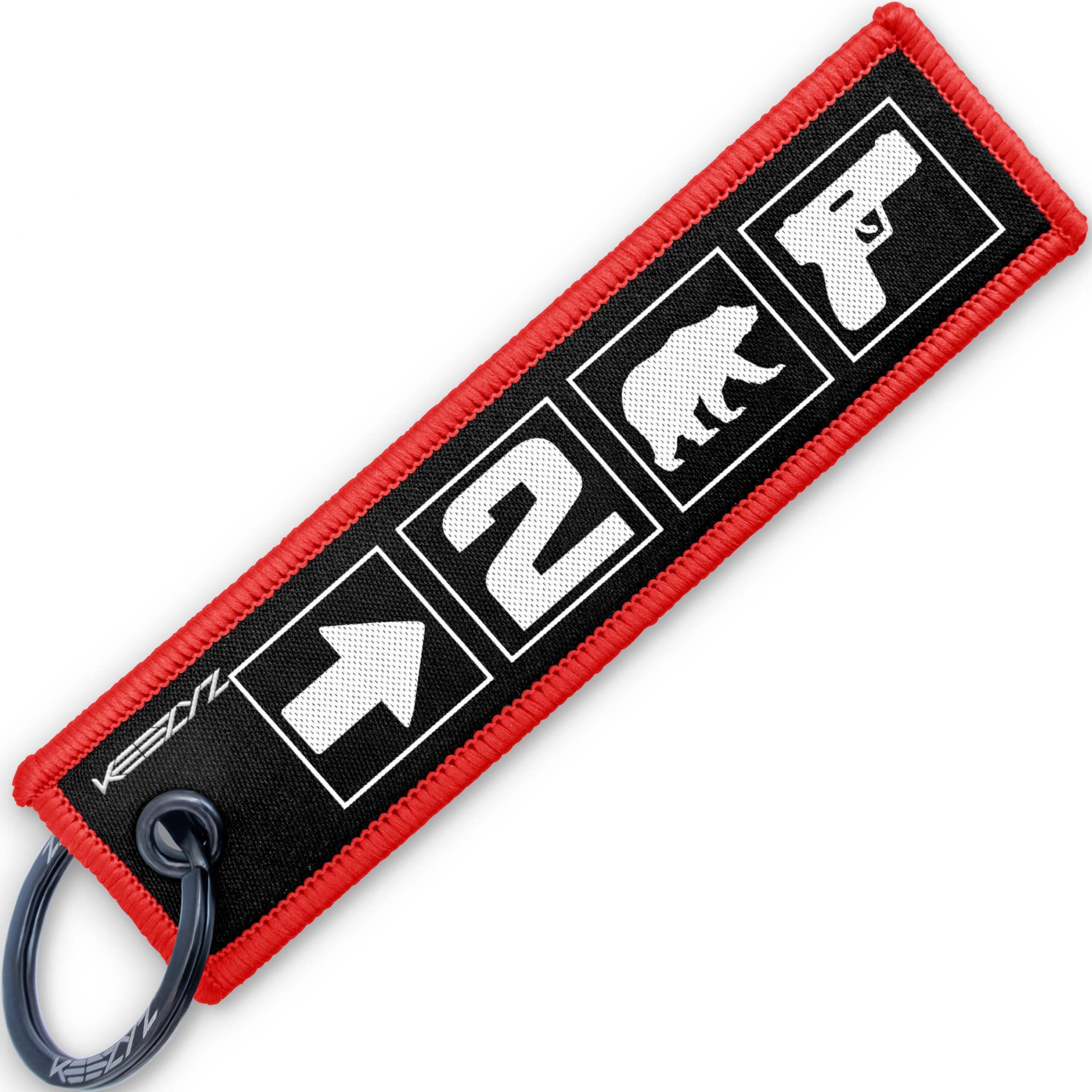 Right to Bear Arms Keychain | Patriotic Key Tag for 2A Advocates, Constitutionalist Gift, Freedom Defender Statement