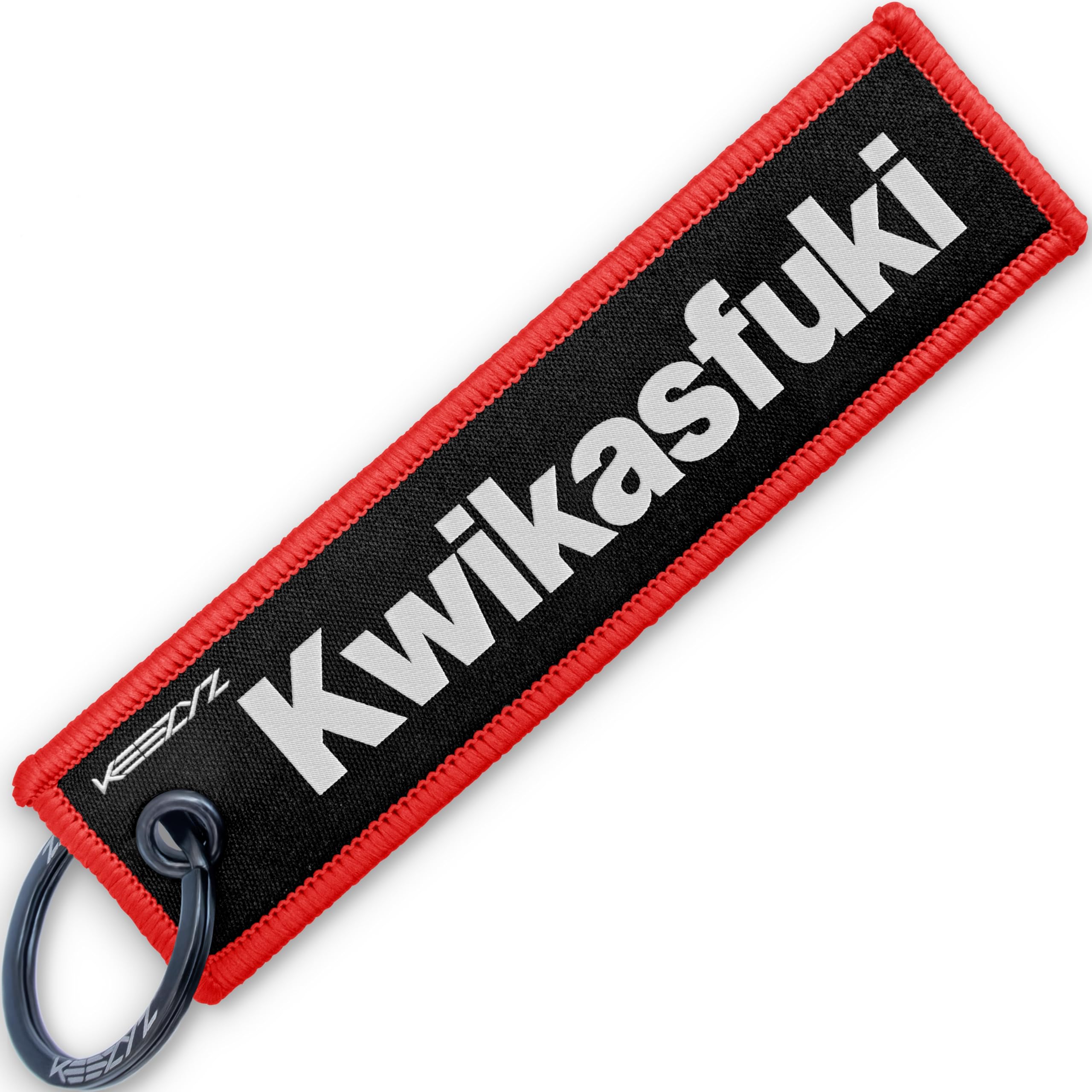 Kwikasfuki Keychain | Funny Key Tag For Kawasaki Motorcycle, ATV & Dirt Bike | Sexy Rider Gift, Jet Tag Accessory