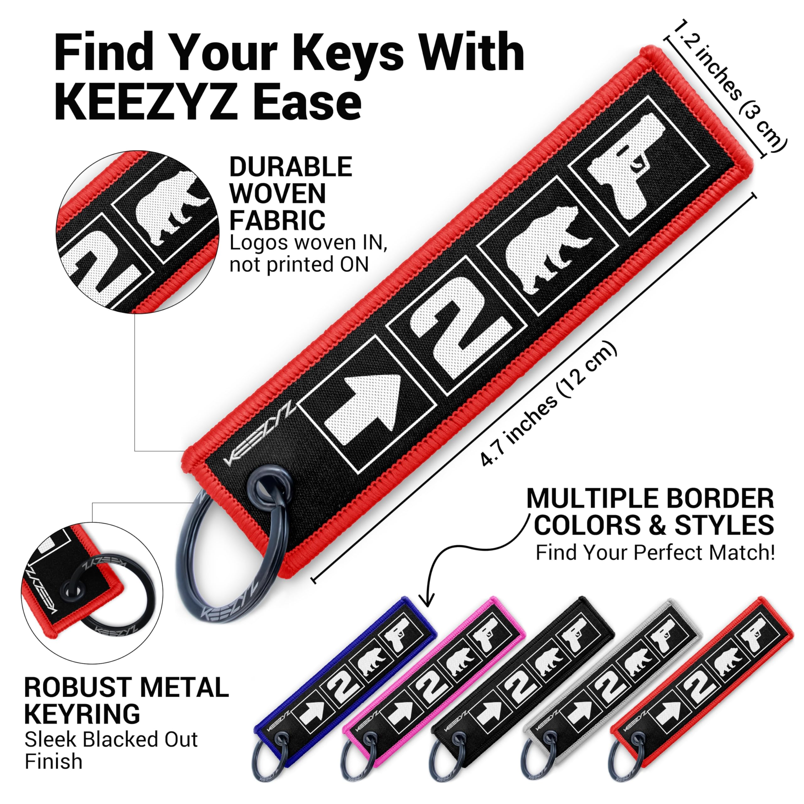 Right to Bear Arms Keychain | Patriotic Key Tag for 2A Advocates, Constitutionalist Gift, Freedom Defender Statement