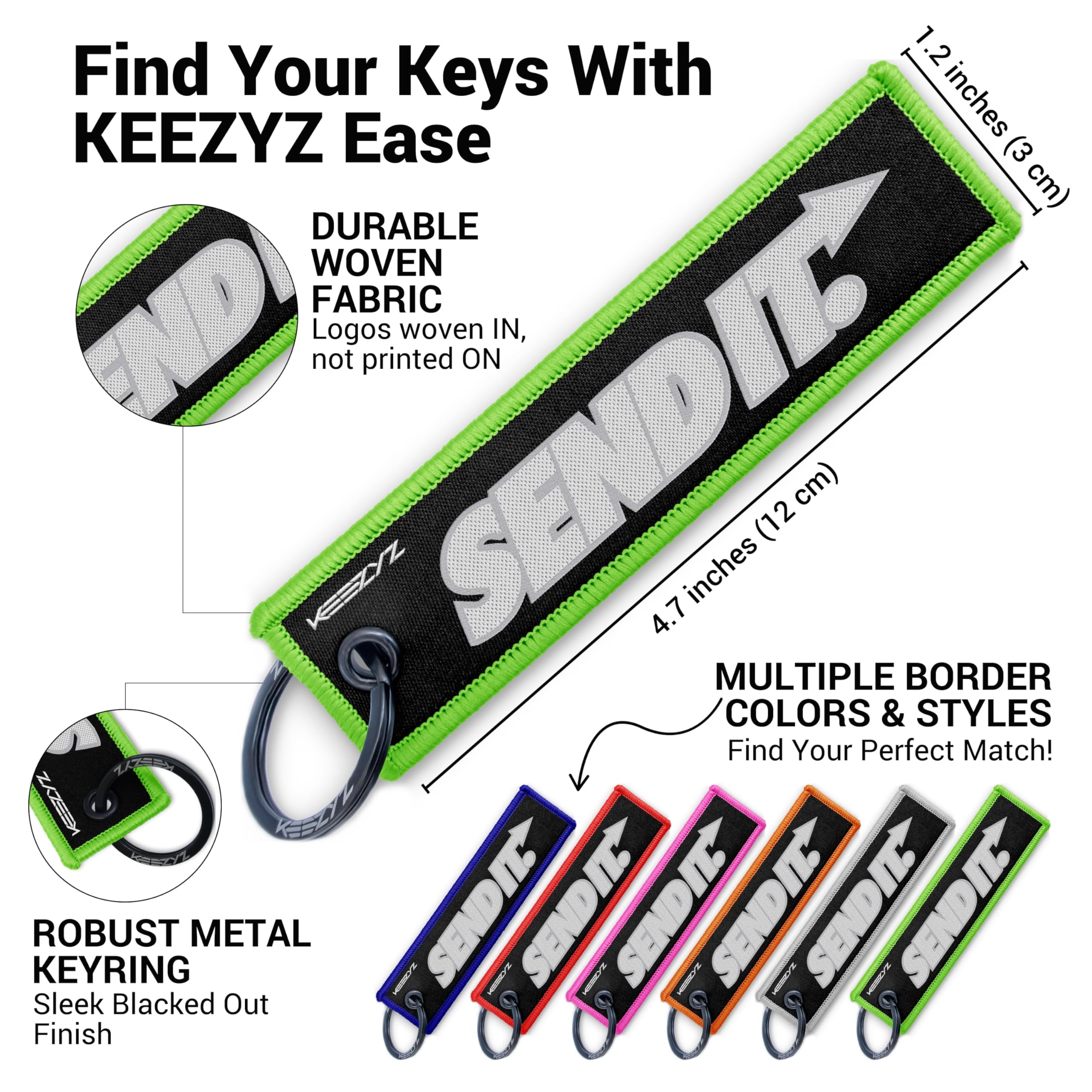 Send It Keychain | Adventure/Motorsports Mindset | Dirt Bike, MTB, Snowmobile & Off-Road Enthusiast Gift
